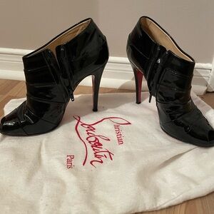 Christian Louboutin Black Patent Leather Heels